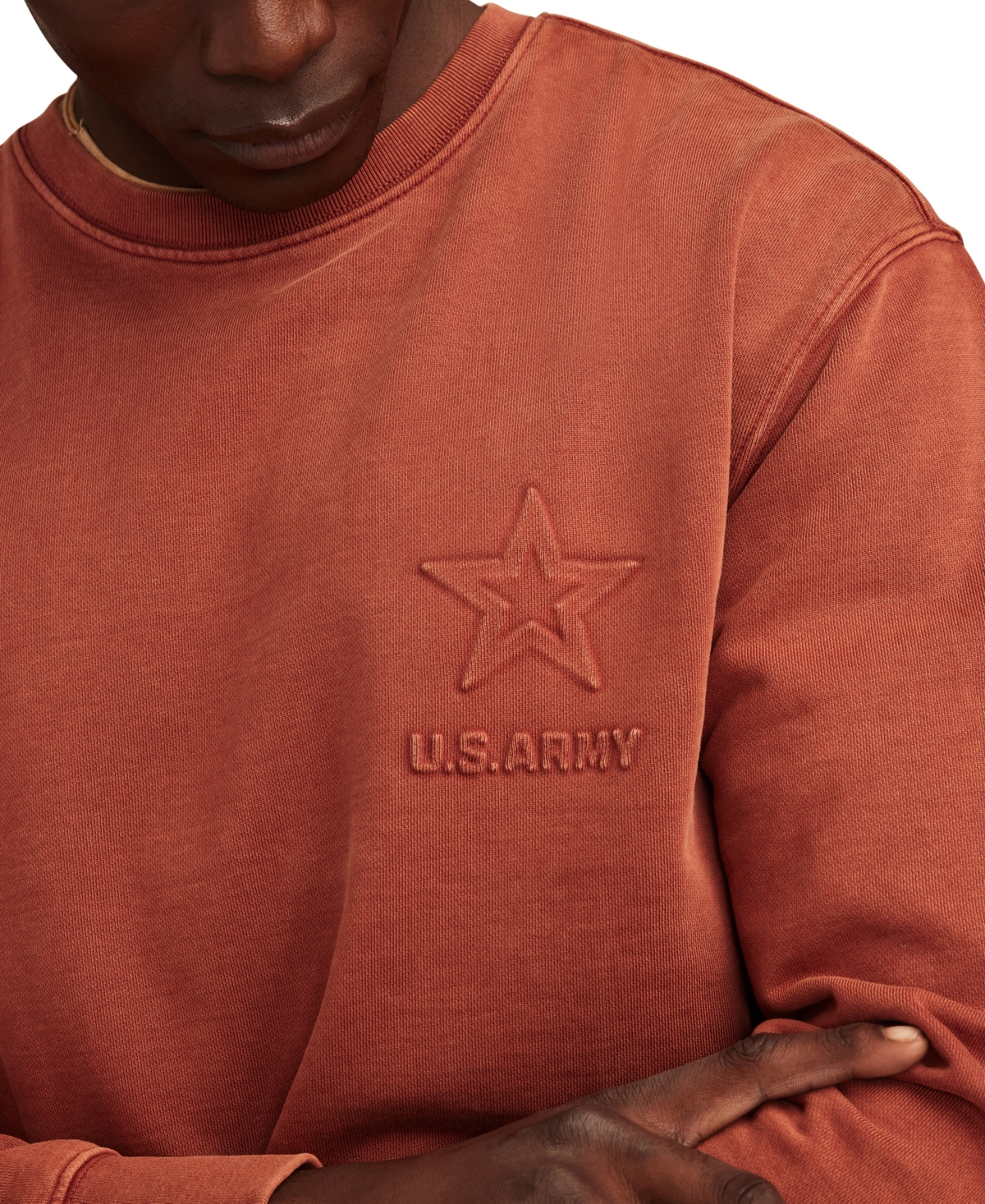 Lucky Brand Men's Army Crew Sweatshirt