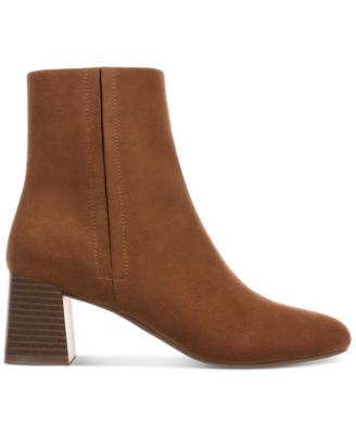 Women's Brookss Block Heel Dress Booties, Created for Macy's