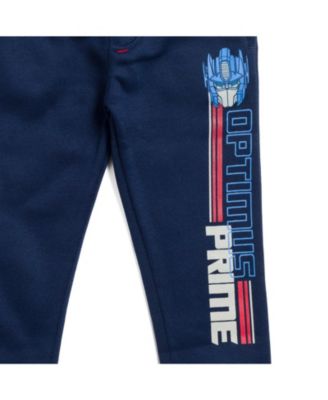 Toddler Boys Optimus Prime Bumblebee Fleece 2 Pack Pants to