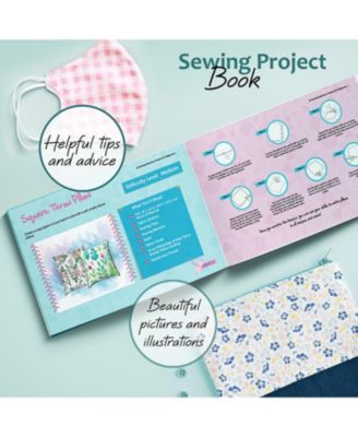 Mini Portable Sewing Machine & Complete Supplies Kit for Beginners and Kids - 122 Piece