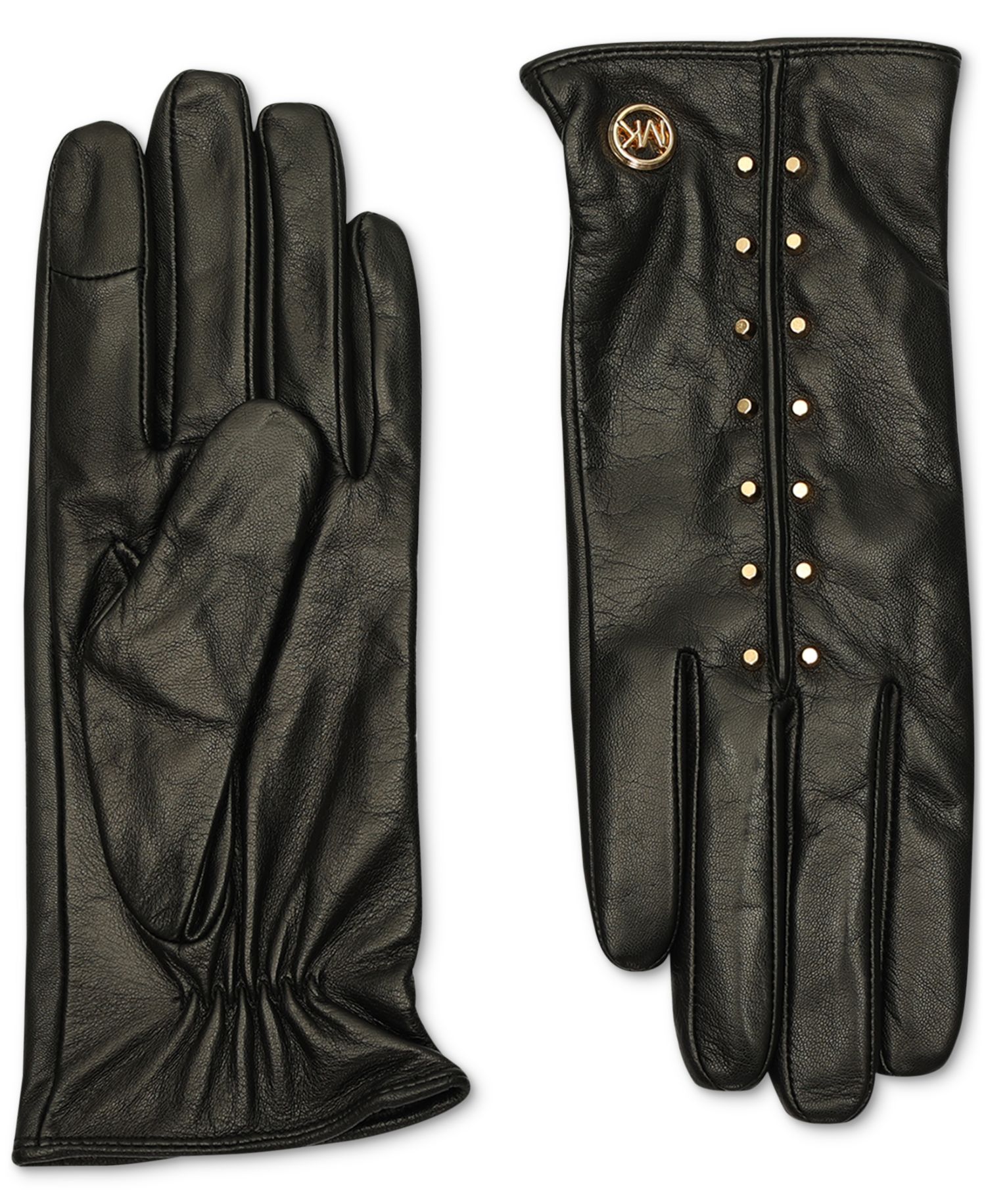 Women's Astor Studded Leather Tech Gloves