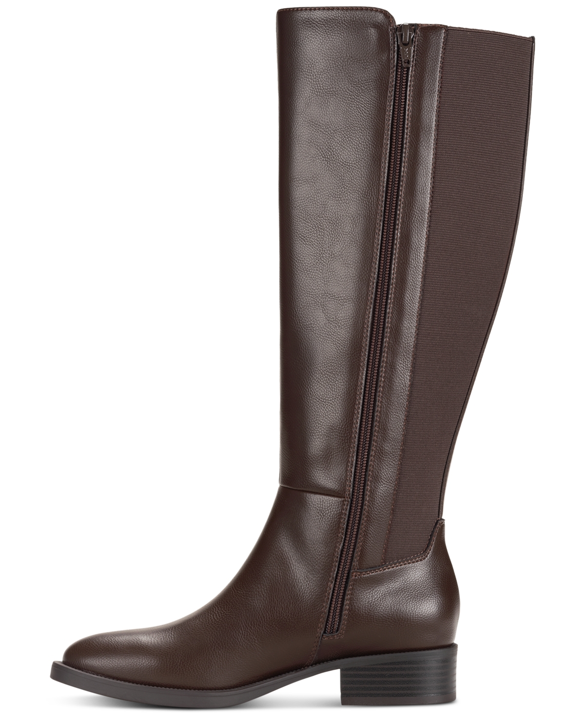 Style & Co Women's Eloisee Flat Tall Boots, Created For Macy's In Brown