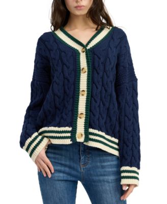 En Saison - Women's Spencer Cable Knit Cardigan
