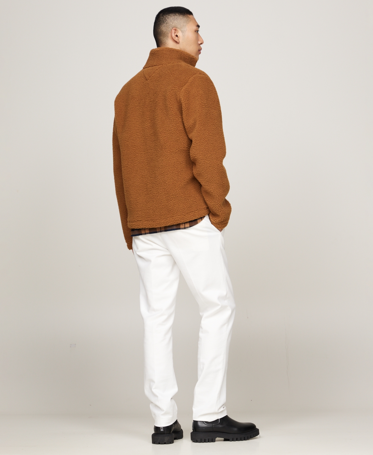 Tommy Hilfiger Men's Monotype Teddy Zip Sweater