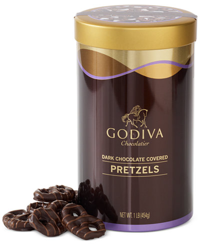Godiva Dark Chocolate Pretzel Tin