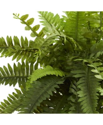 Boston Fern Artificial Plant in Decorative Planter