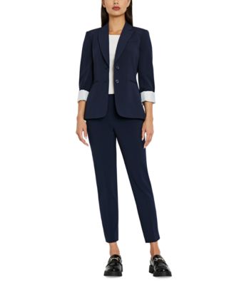 Notched Two-Button Blazer