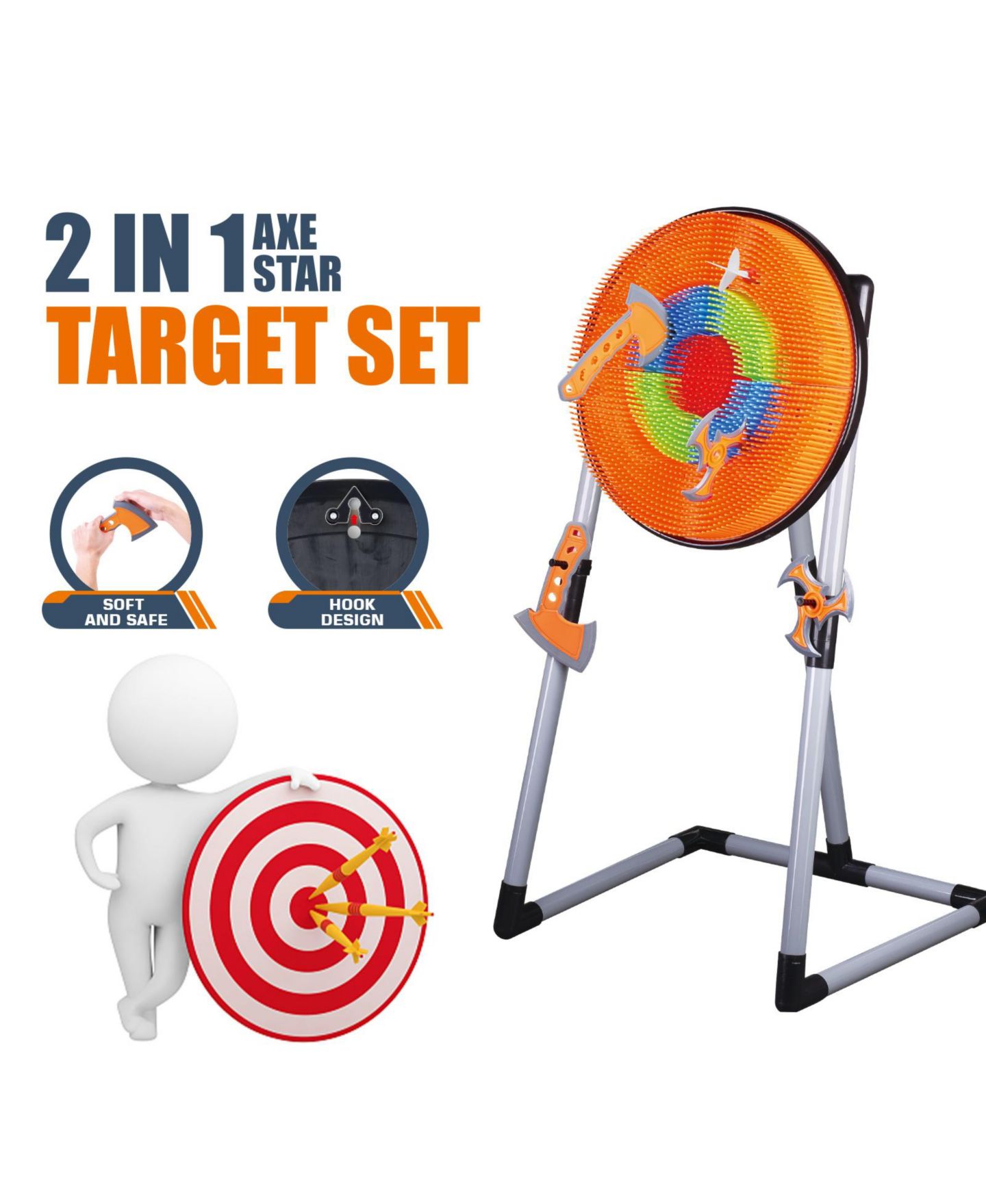 Детские игрушки Contixo TS1 Target Axe Throwing Set — фото 3