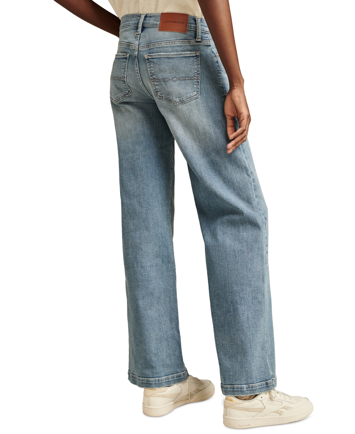 Lucky Brand Women's Mid-Rise Sweet Wide-Leg Jeans