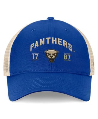 Men's Royal Pitt Panthers Heritage Waylon Trucker Adjustable Hat