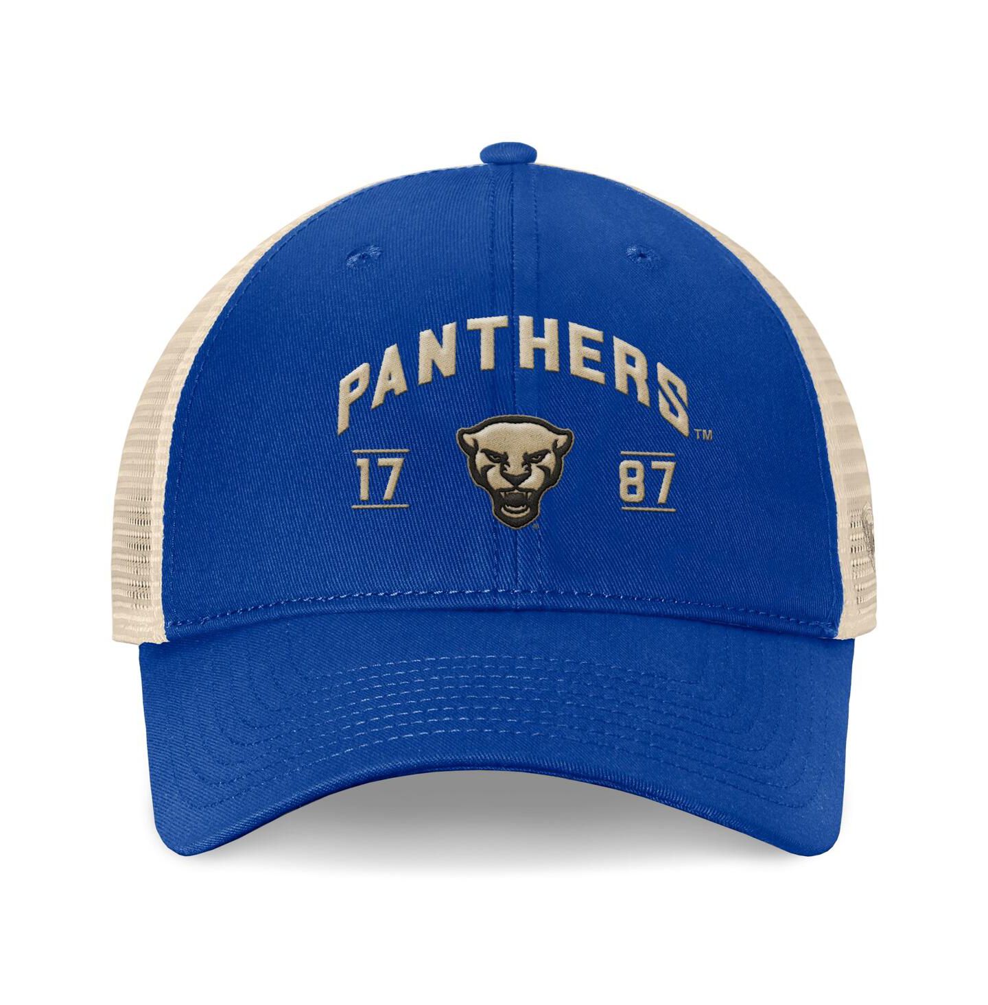 Мужская кепка Top of the World Royal Pitt Panthers Heritage Waylon Trucker Adjustable Hat — фото 3