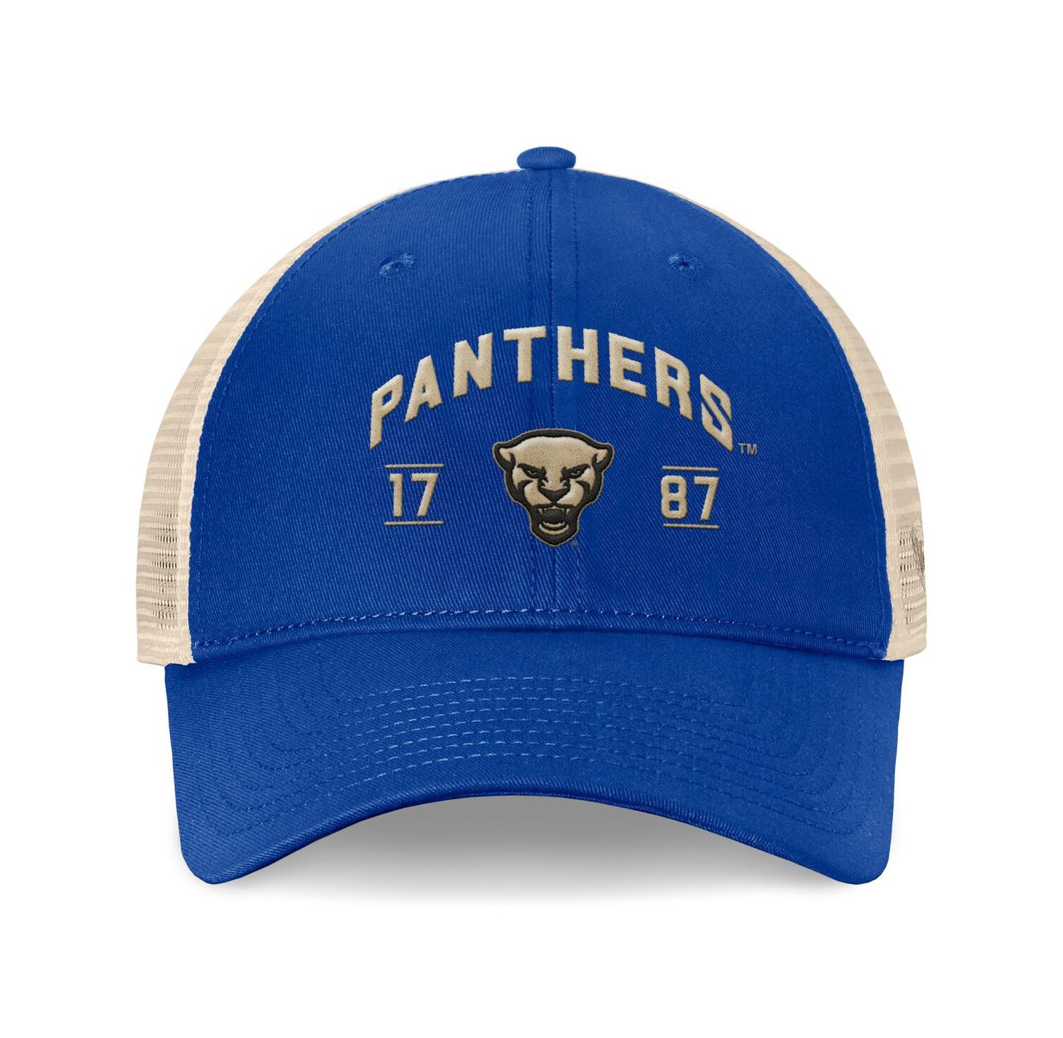 Men's Royal Pitt Panthers Heritage Waylon Trucker Adjustable Hat