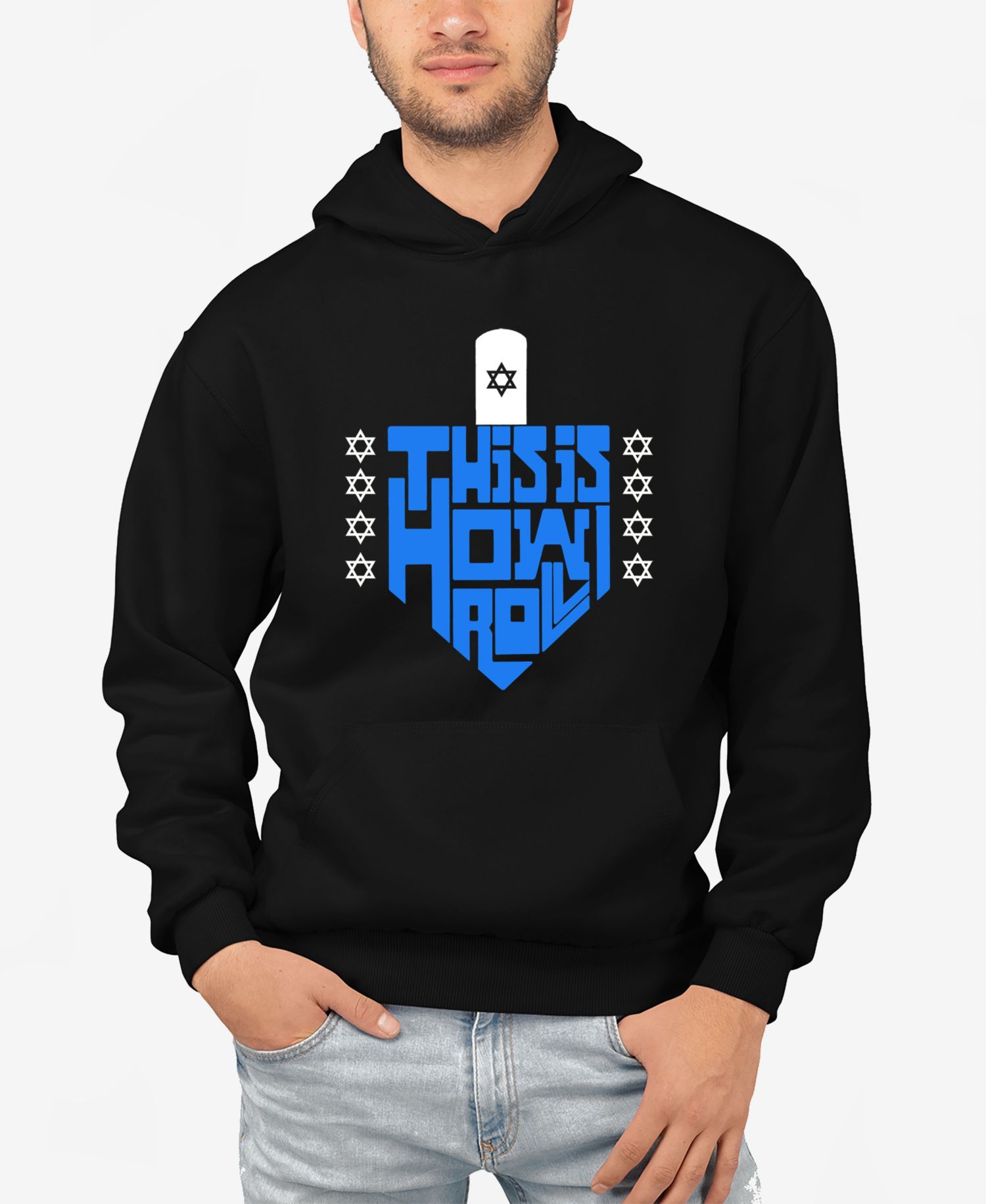 Men's This Is How I Roll Word Art Hooded Sweatshirt