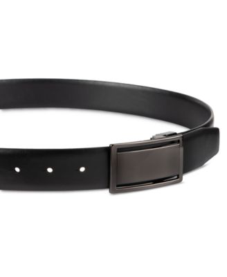 Men's Reversible Cut-Out Plaque Belt