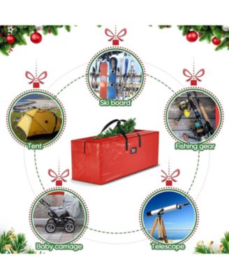 Christmas Tree Storage Bag Zippered with Carry Handles Fit up to 9 ft Tree 65&amp;quot;x15&amp;quot;x30&amp;quot;