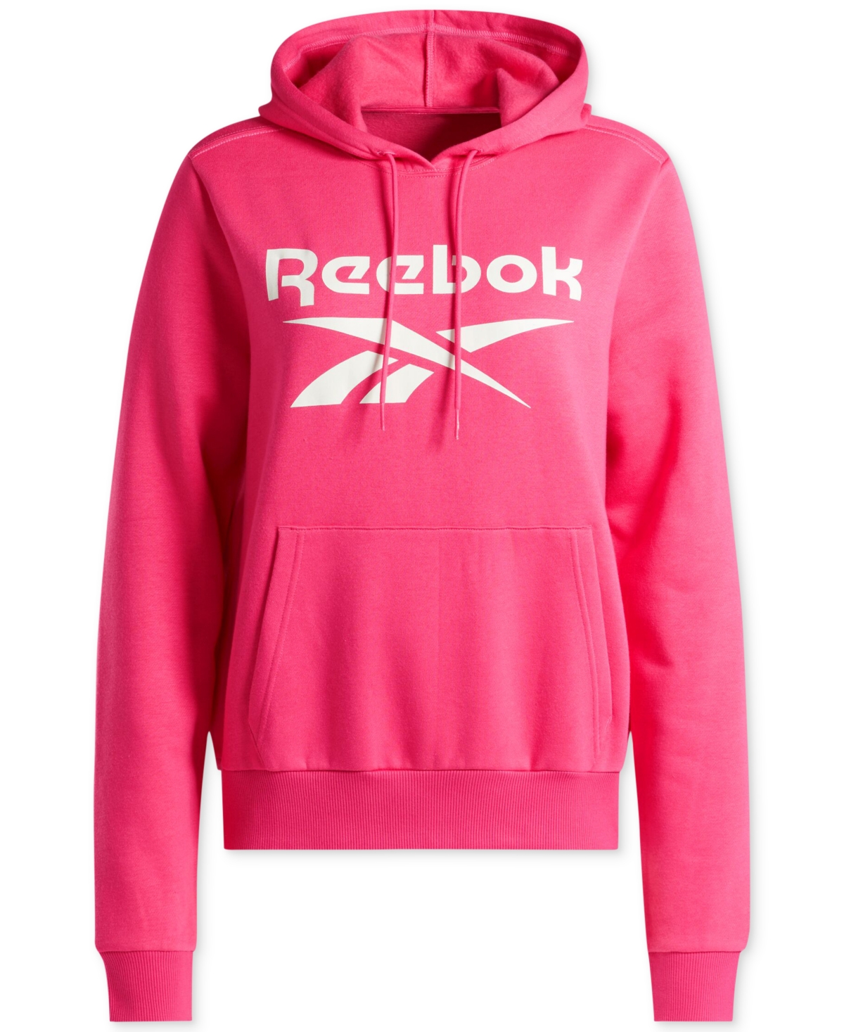 Reebok Women's Big-Logo Fleece Hoodie