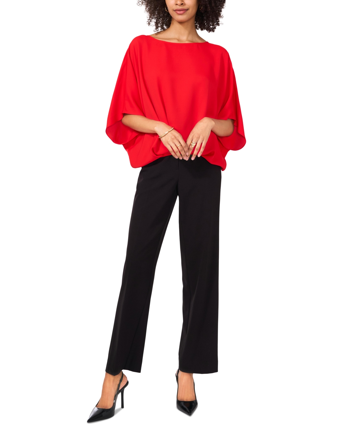 Vince Camuto Women's Batwing Sleeve Top