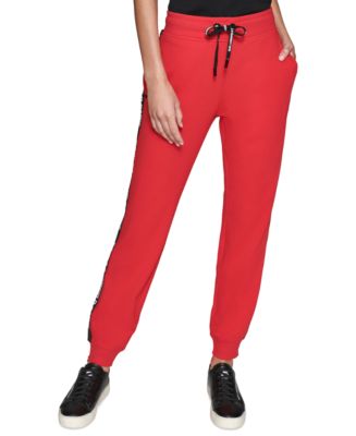 KARL LAGERFELD PARIS Women's Logo-Tape Joggers Macy's