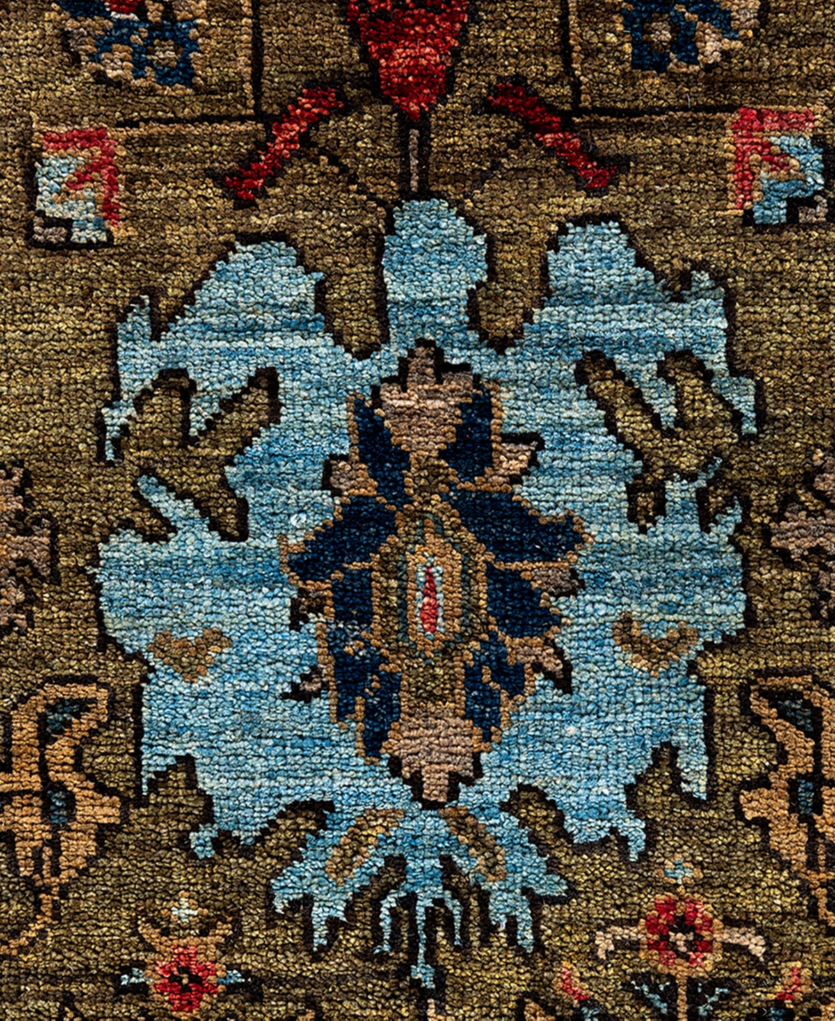 Adorn Hand Woven Rugs Serapi M1993 9'2"x11'6" Area Rug In Brown