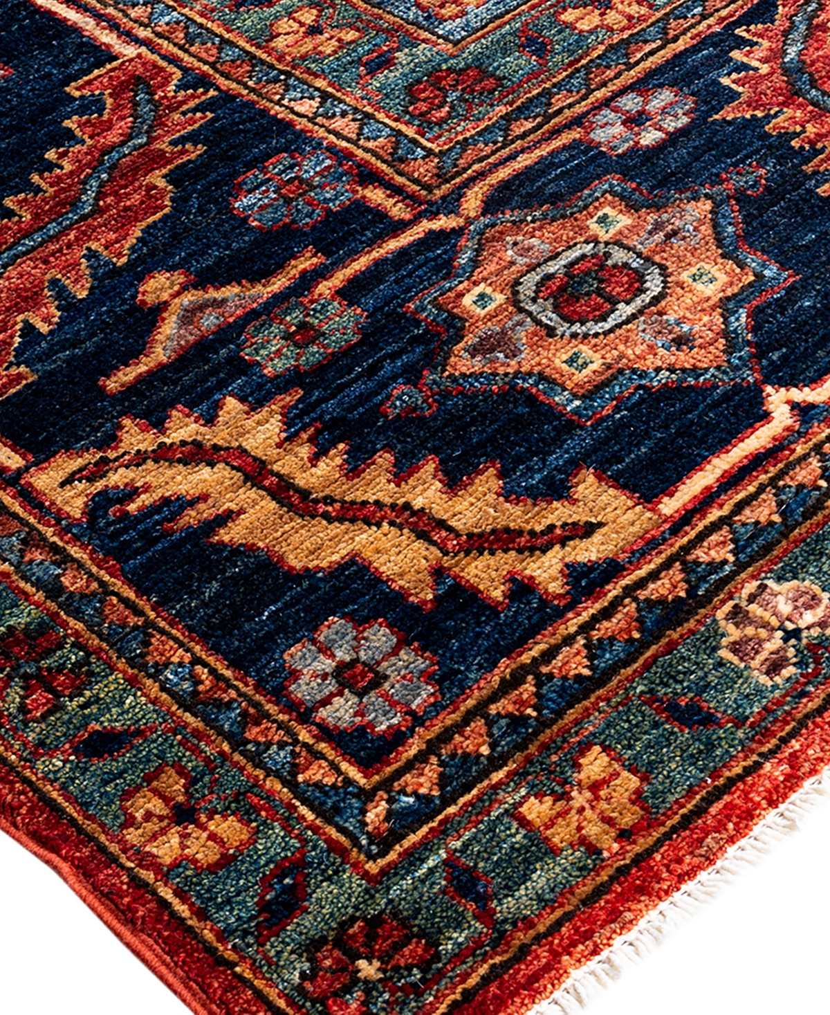 Adorn Hand Woven Rugs Serapi M1993 8'2"x10'4" Area Rug In Red