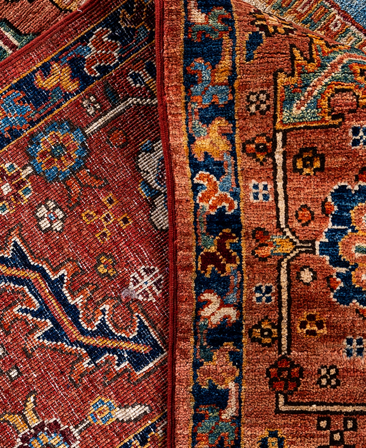 Adorn Hand Woven Rugs Serapi M1993 8'2"x9'11" Area Rug In Orange