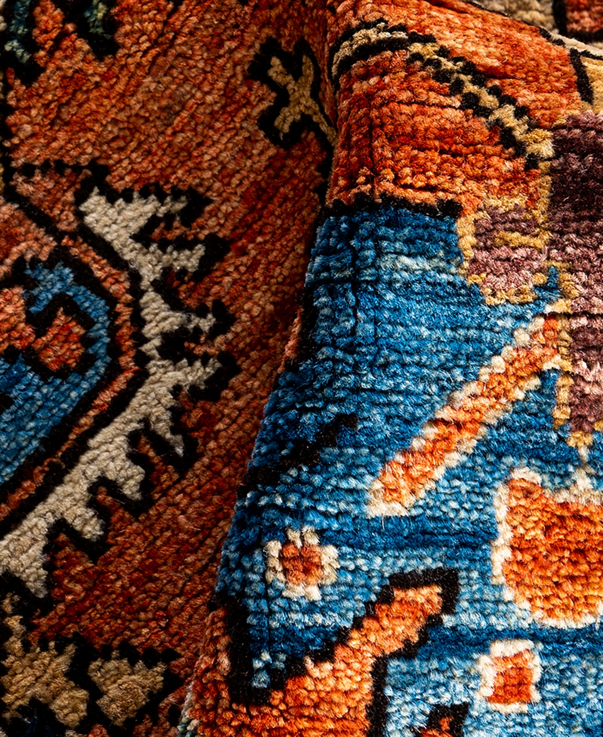 Adorn Hand Woven Rugs Serapi M1993 2'7"x9'9" Runner Area Rug In Red