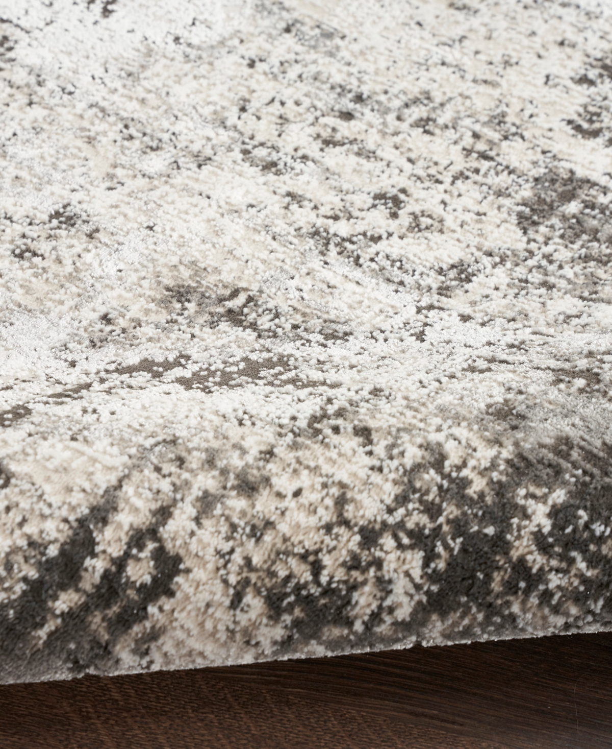 Nourison Home Desire Dsr05 9'x12' Area Rug In Gray,ivory