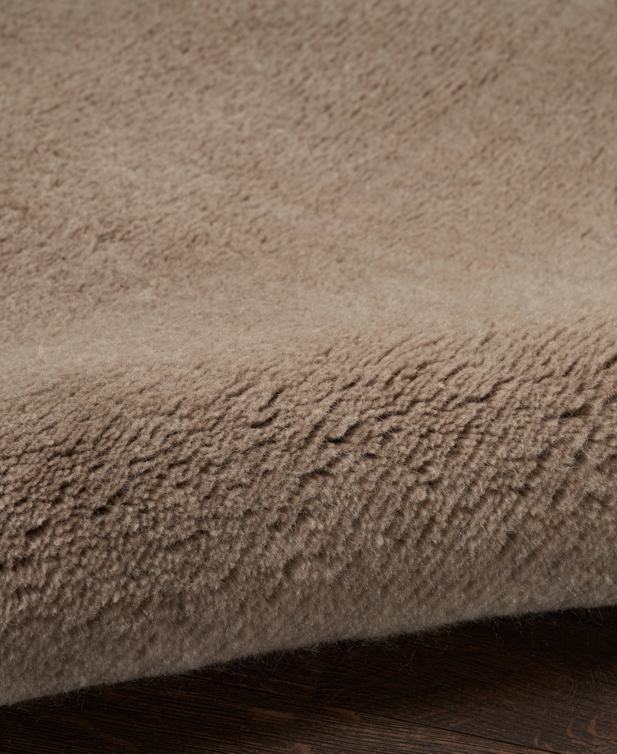 Nourison Home Plush Cloud Plc01 2'x3' Area Rug In Taupe
