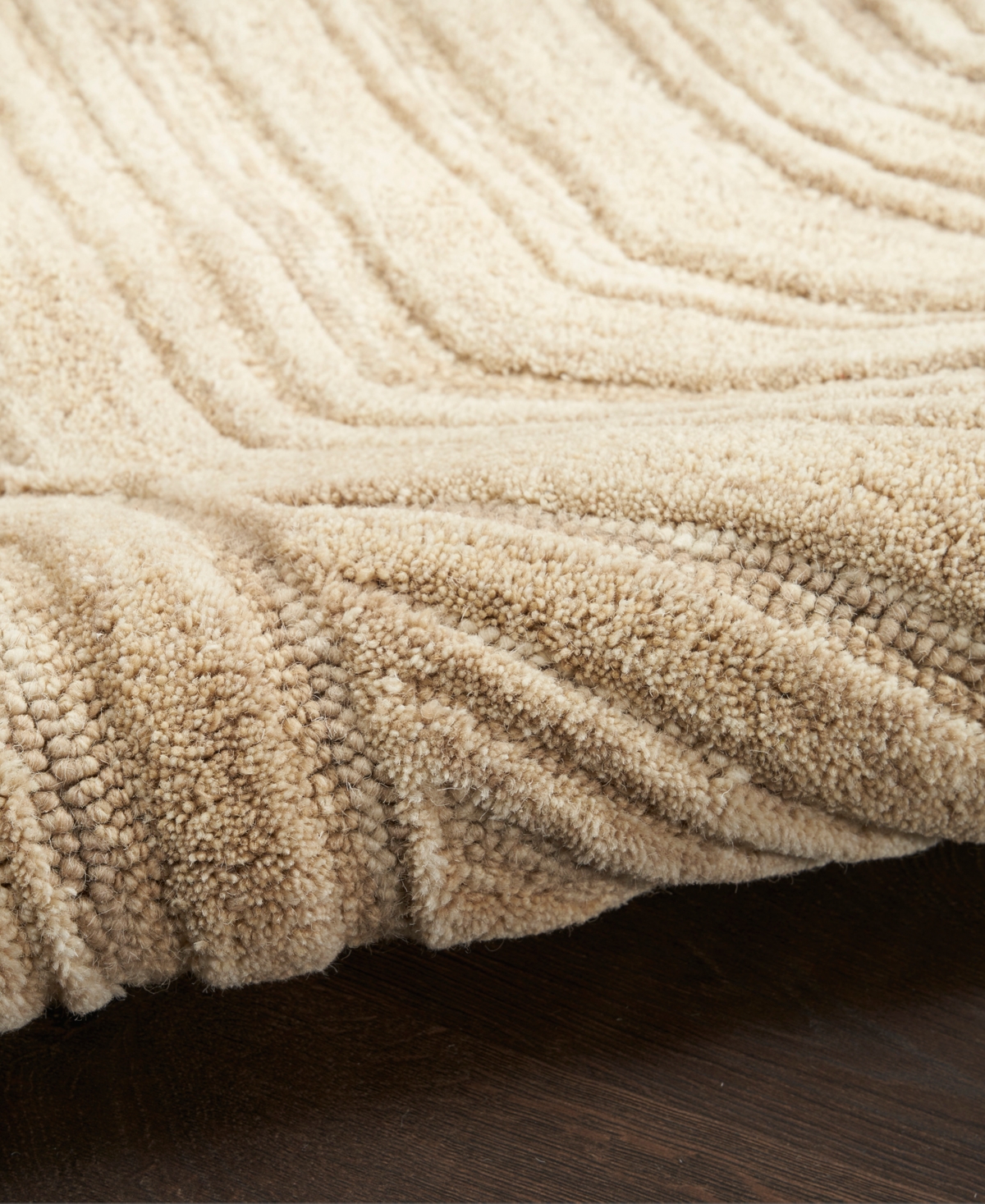 Nourison Home Graceful Gru03 8'6"x11'6" Area Rug In Taupe