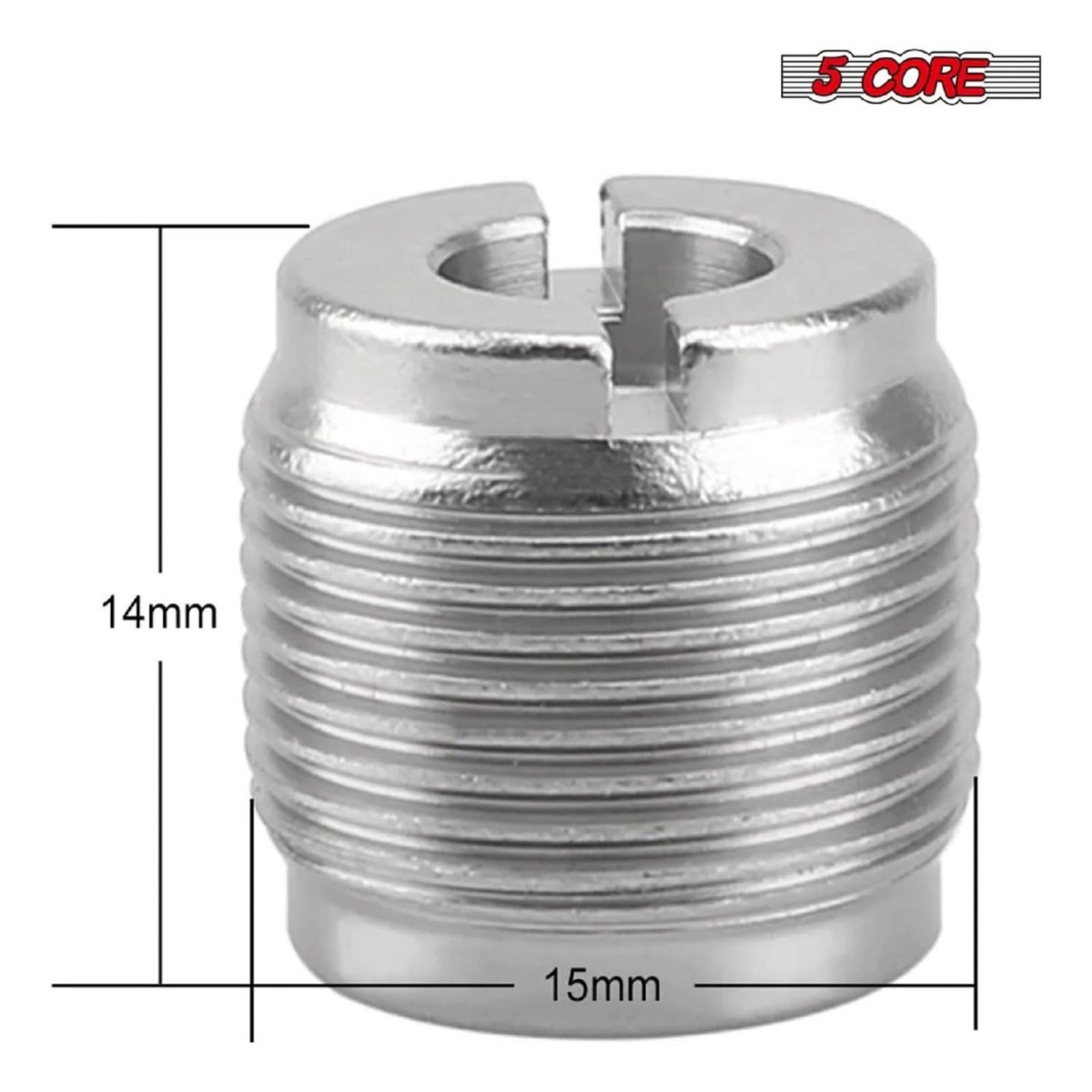 5 Core 12 Pieces Mic Stand Adapter Aluminum 5/8