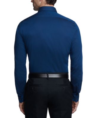 Men's Slim-Fit Non-Iron Herringbone Dress Shirt