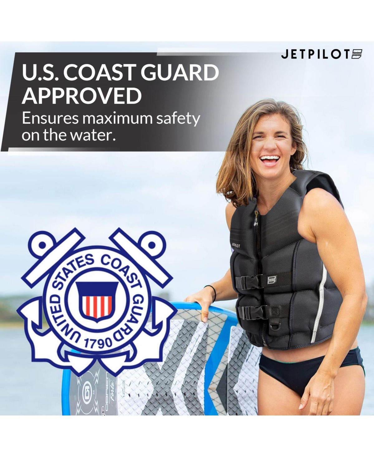 Jet Pilot Shaun Murray Neoprene Life Vest, Unisex Adult Pfd Life Jacket