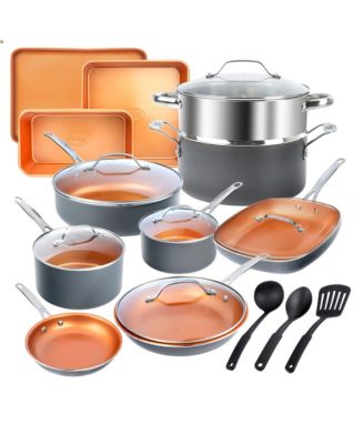 Gotham Steel 20-Piece Ultra-Durable Non-Stick Express Cookware and ...