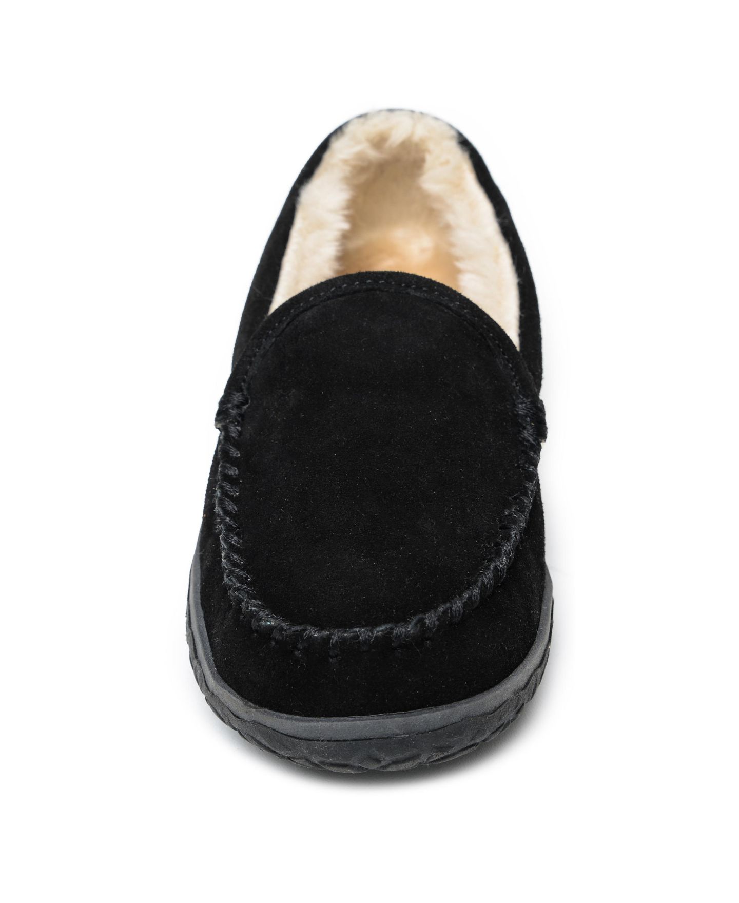 Женские тапочки Minnetonka Tempe Slippers, цвет: Чёрный — фото 4