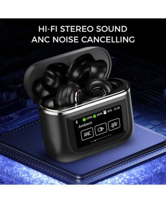 Ear-Buds- Bluetooth 5.3 w/ LCD Screen- TWS/Noise Cancel- 32Hr Playtime