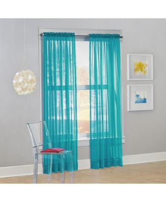 No. 918 Calypso Sheer Voile Rod Pocket Curtain Panel