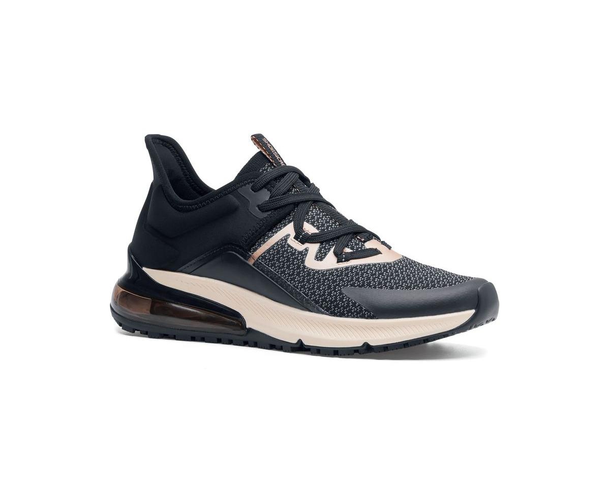 Shoes for Crews Gia Women's Slip Resistant Water Resistant Work Shoes -rose gold
