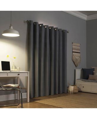 Duran Thermal Insulated 100% Blackout Grommet Curtain Panel