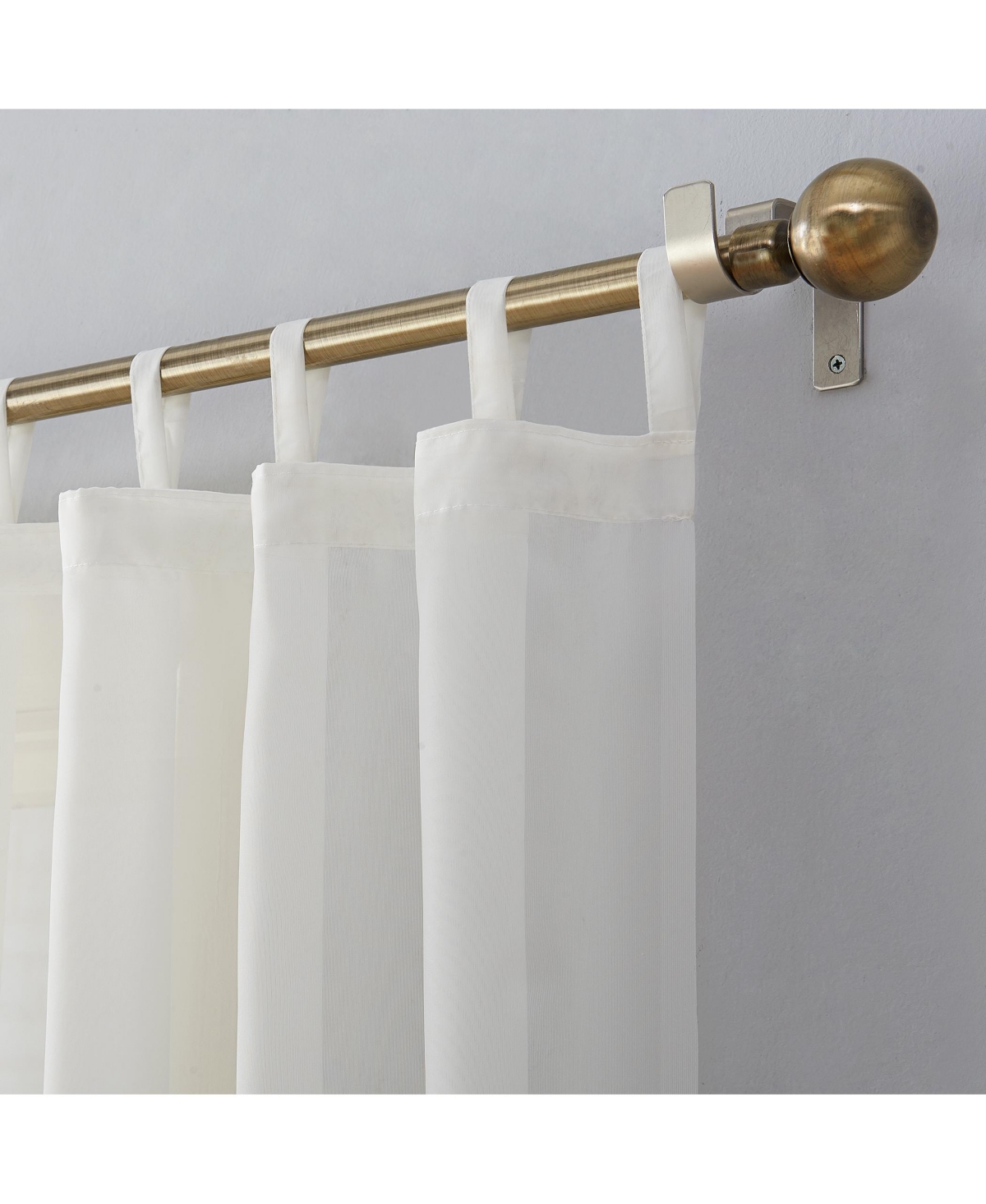No. 918 Sheer Voile Tab Top Curtain Panel