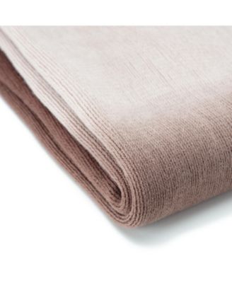 Premium Gradient Ombre Super Soft Acrylic Throw Blanket with Tassels, 50x65 Inches