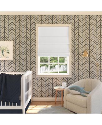 Sun Zero Pryer Textured 100% Blackout Cordless Roman Shade