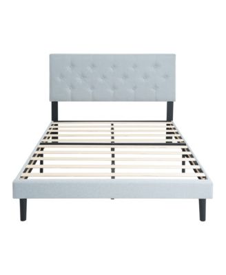 Modern Button Tufted Upholstered Bed Frame