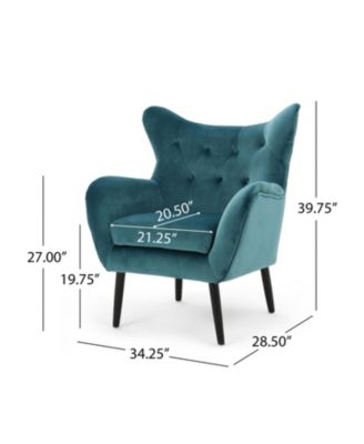 Button-Tufted Armchair With Ottoman Comfort And Style For Your Home