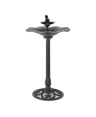 Simplie Fun Lancaster Bronze Aluminum & Iron Bird Bath