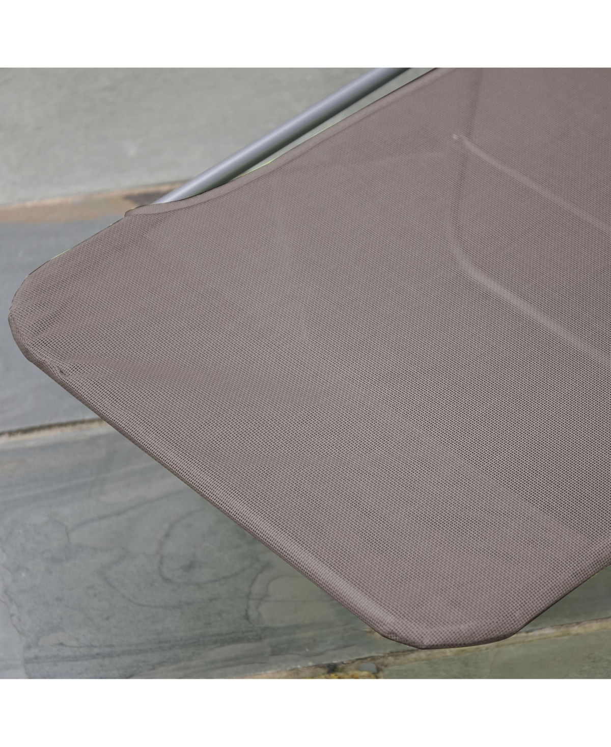 Streamdale Furniture Folding Sun Tanning Chaise Lounge with Reclining Back and Headrest