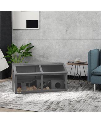 Wooden Hamster Habitat with Accessories