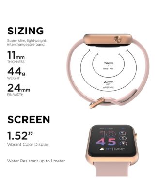 Air 4 Unisex Silicone Strap Smartwatch 41mm