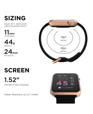 Air 4 Unisex Silicone Strap Smartwatch 41mm