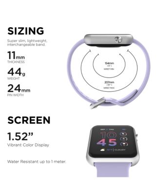 Air 4 Unisex Silicone Strap Smartwatch 41mm