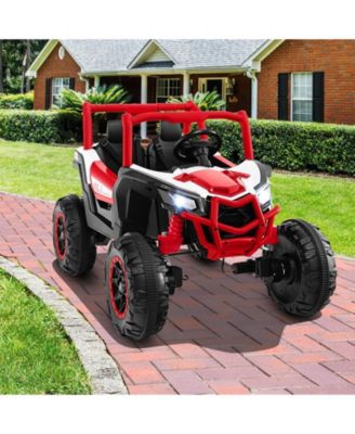 2-Seater Kids Ride on UTV with 2.4G Remote Control for over 3 Years Old Children-Red